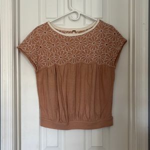 Free People Pink Blouse